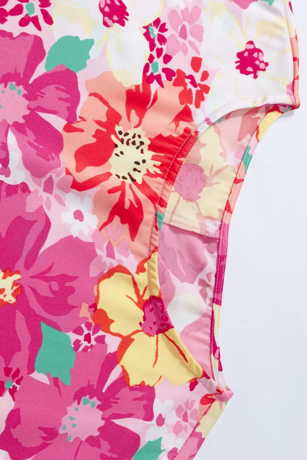 Melinda Printed Round Neck Half Sleeve Blouse