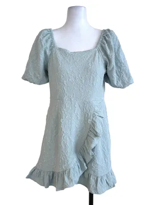 Mint Green Textured Rompers