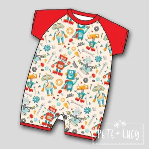 Mr. Robotic Boys Infant Romper