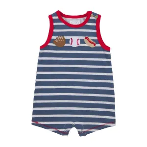 Mud Pie Baseball Romper