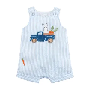Mud Pie Bunny Blue Truck Jon Jon