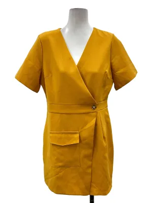 Mustard Wrap Romper