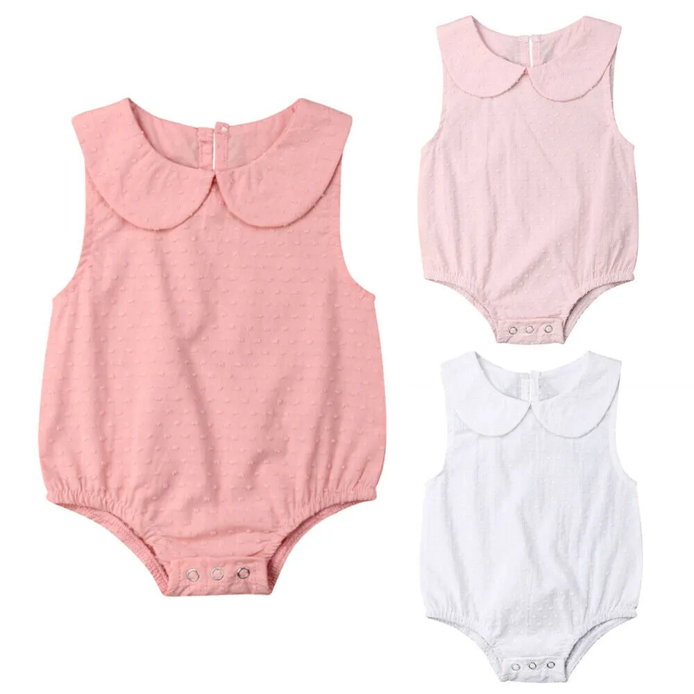 Newborn Baby Girl Peter Pan Romper