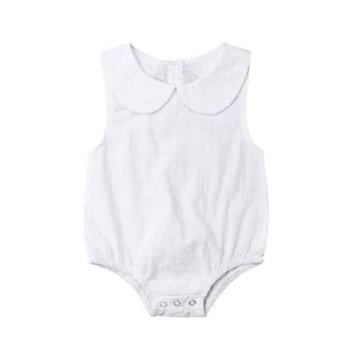 Newborn Baby Girl Peter Pan Romper