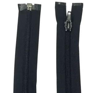Nylon Open Ended Zip 21" (53cm) With Self Colour Metal Zipper