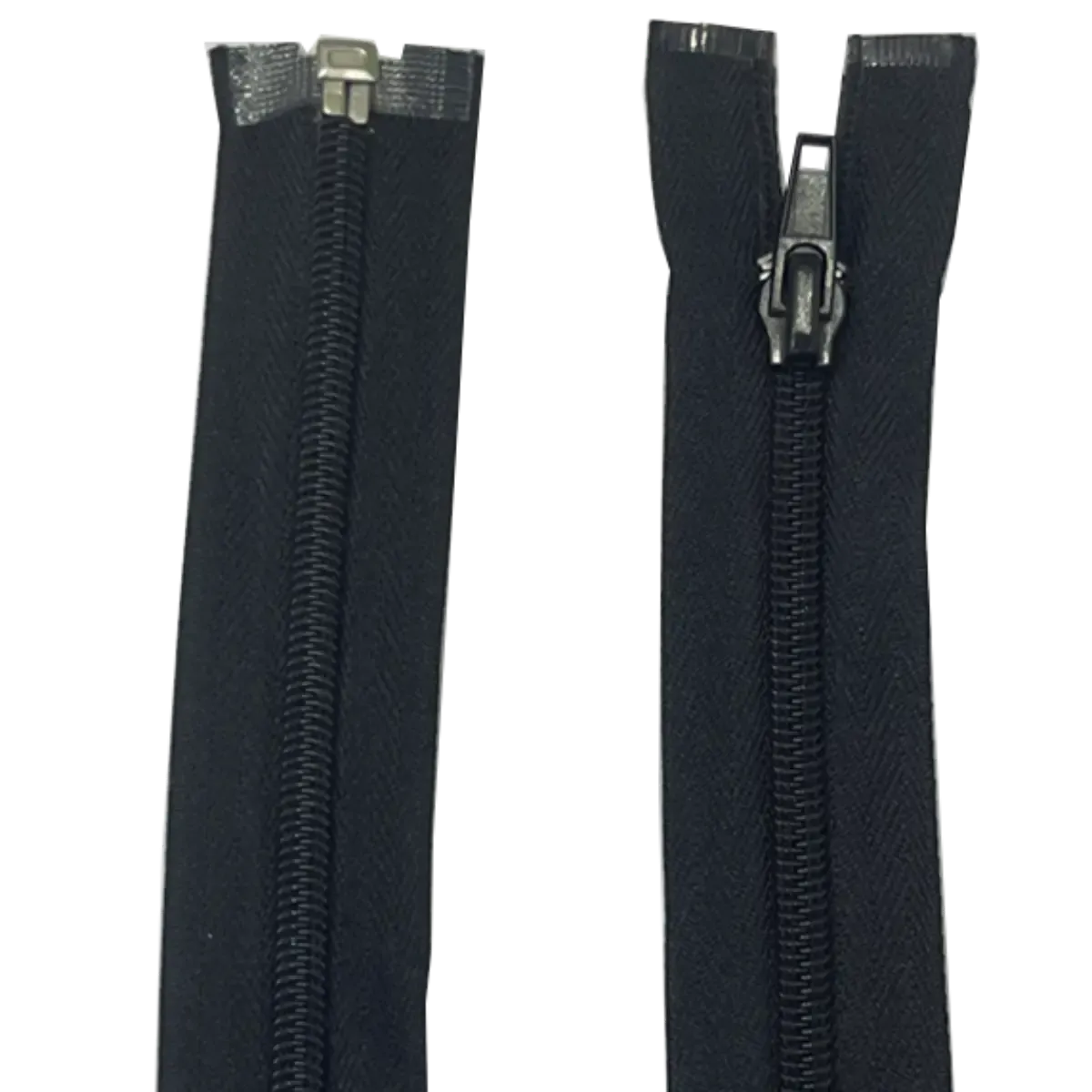 Nylon Open Ended Zip 21" (53cm) With Self Colour Metal Zipper