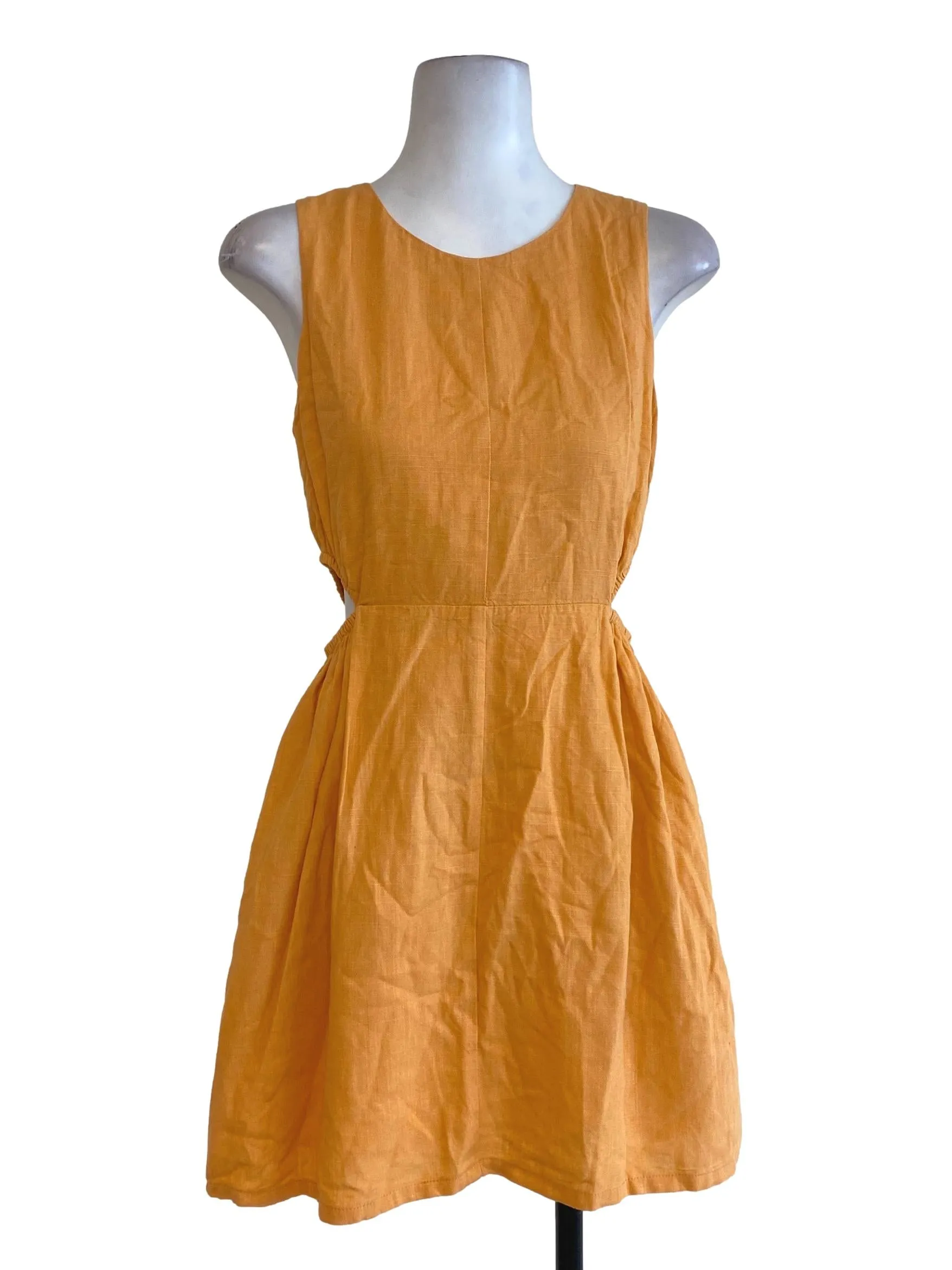 Orange Twill Rompers LB