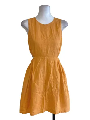 Orange Twill Rompers LB