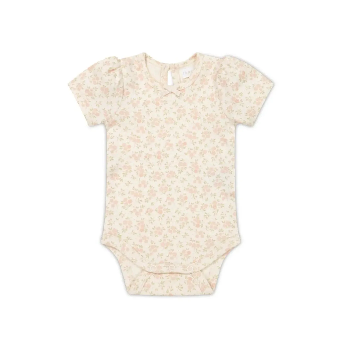 Organic Rosalie Floral Baby Set