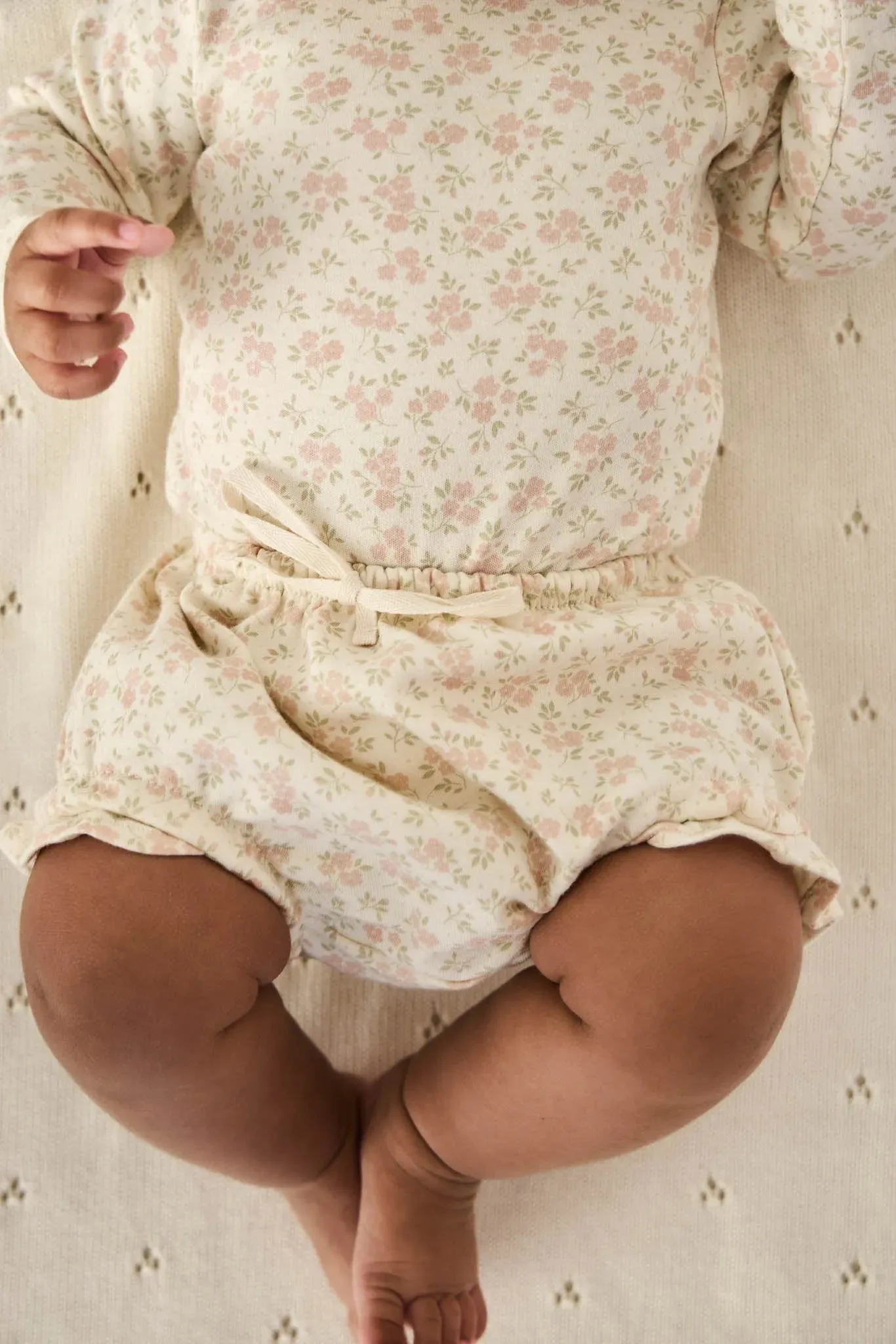 Organic Rosalie Floral Baby Set