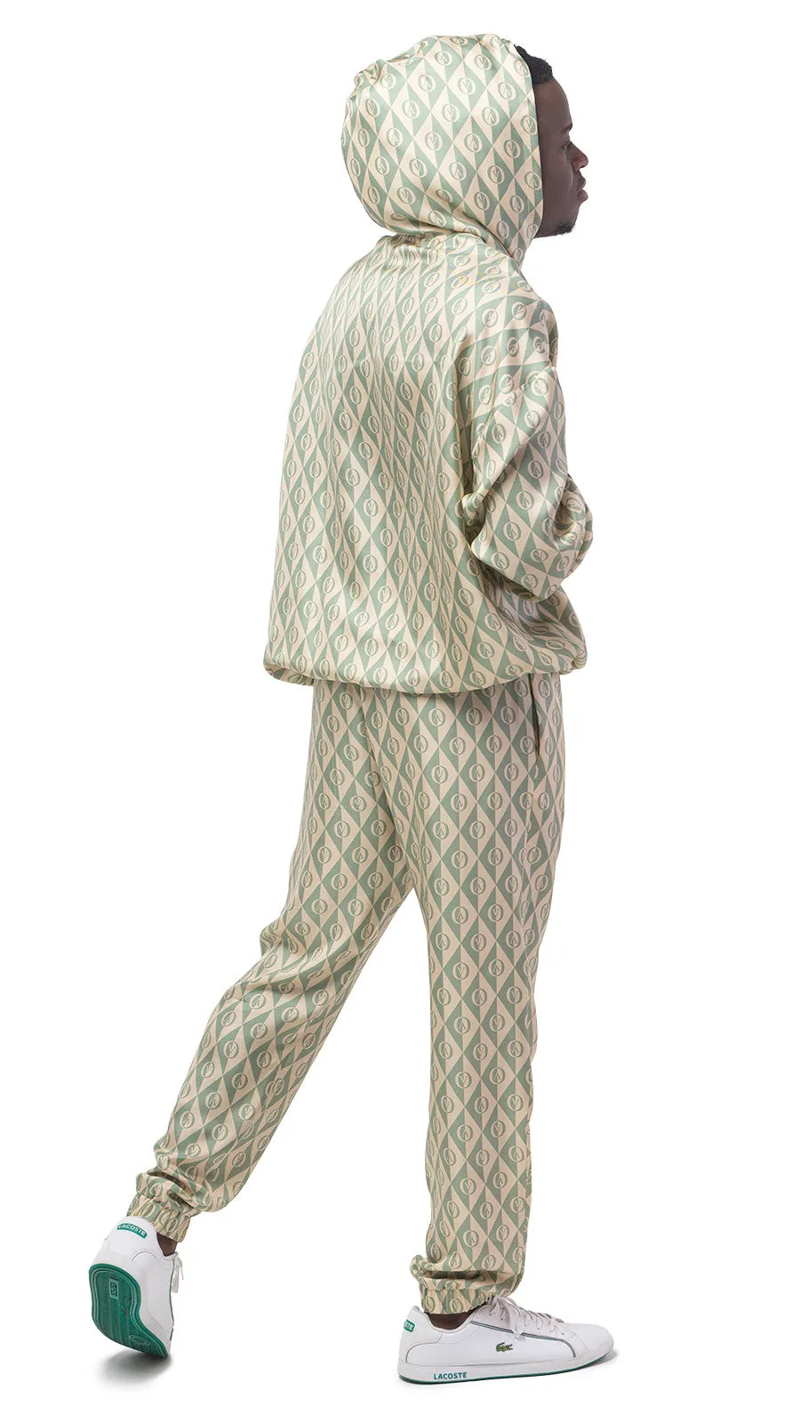 OV Rhombus Print Silk Joggers
