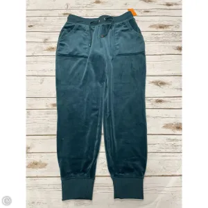 Pants Joggers By Nicole Miller In Teal, Size: S