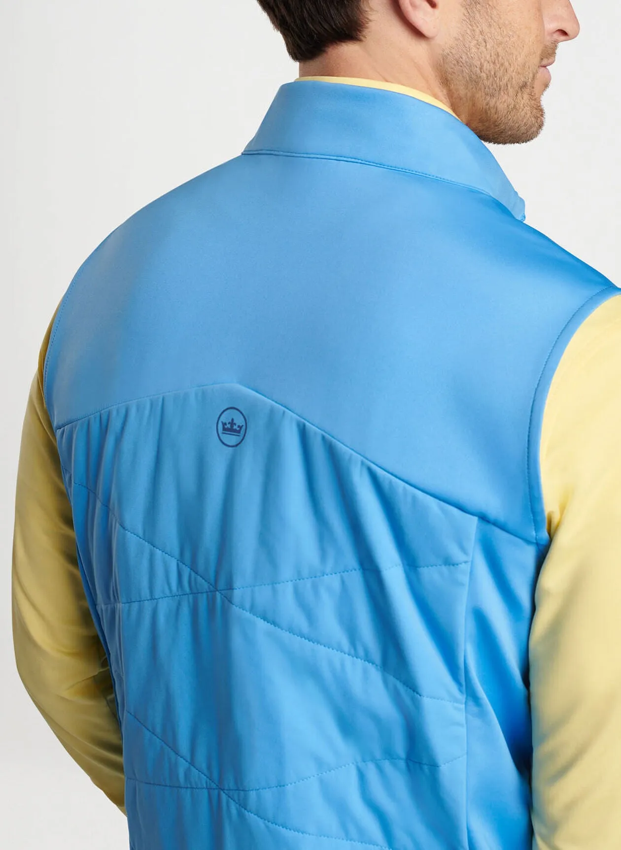 Peter Millar Mens Classic Fit Fuse Hybrid Vest - LIBERTY BLUE