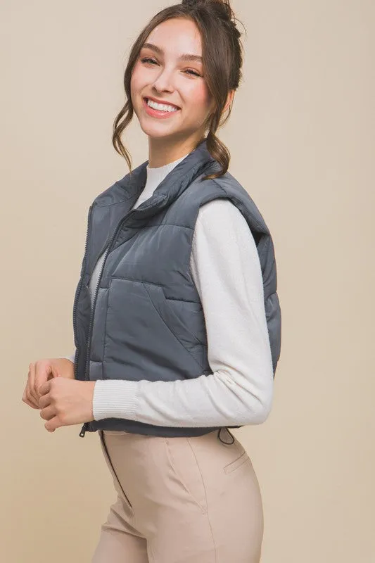 Peyton Puffer Vest With Pockets