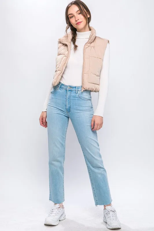 Peyton Puffer Vest With Pockets