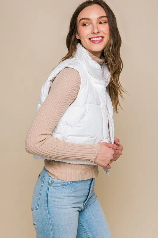 Peyton Puffer Vest With Pockets
