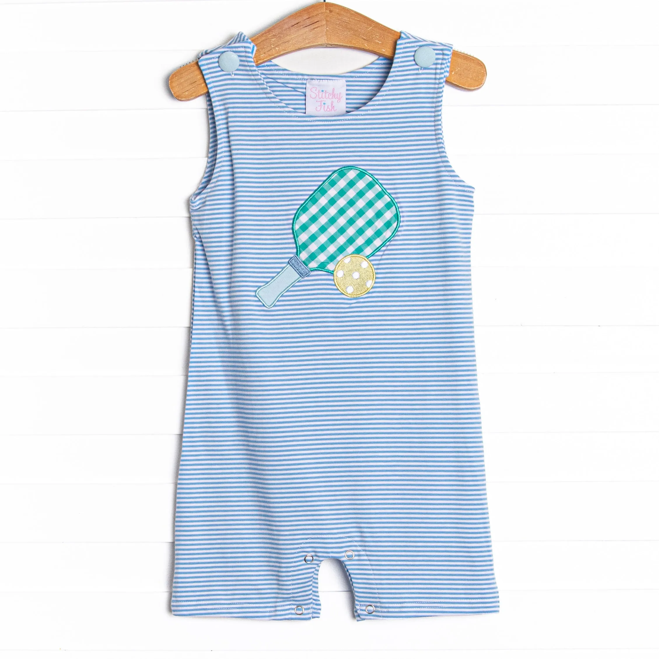 Pickle Player Applique Jon Jon, Blue