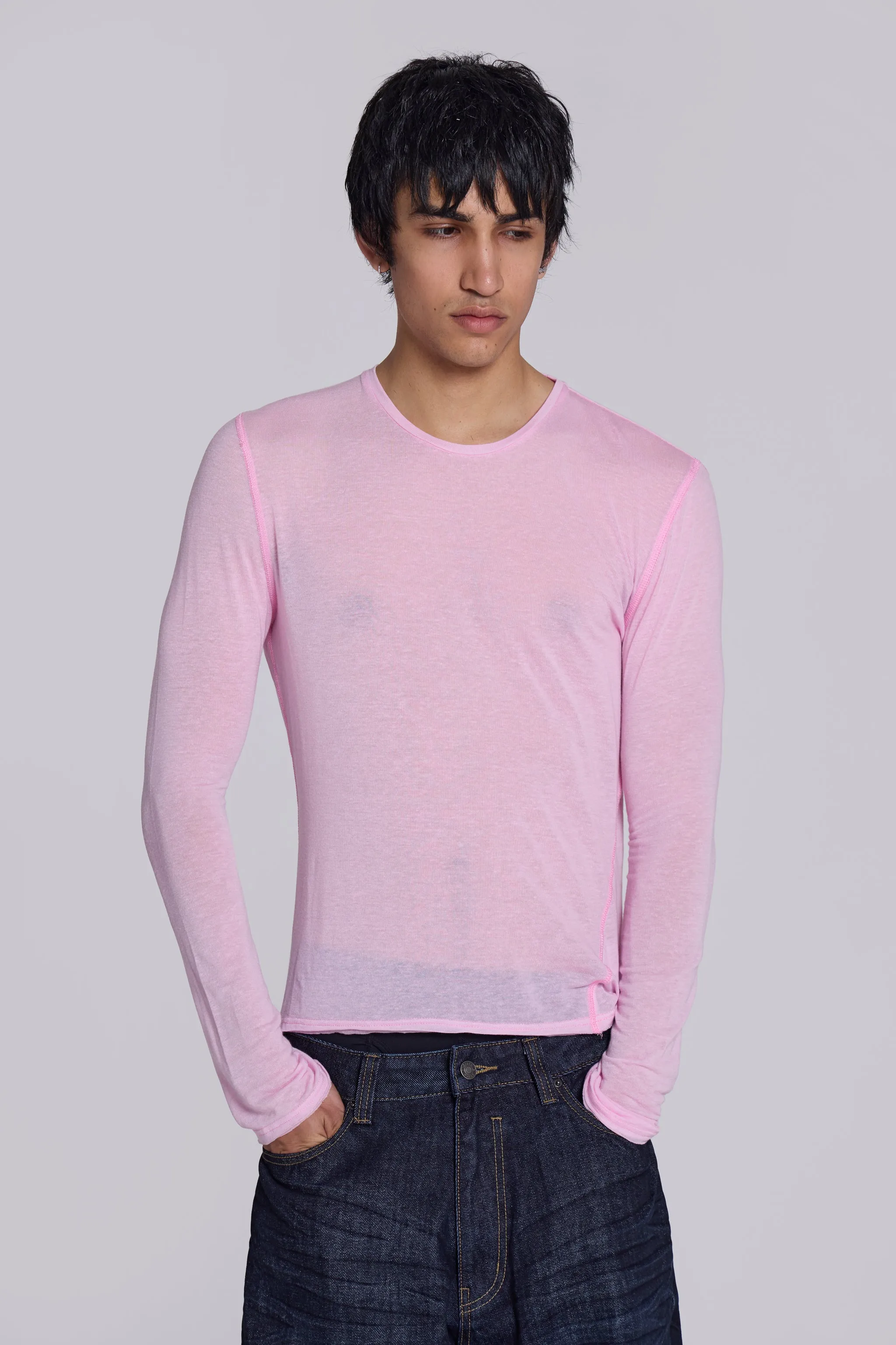 Pink Mist Long Sleeve Top