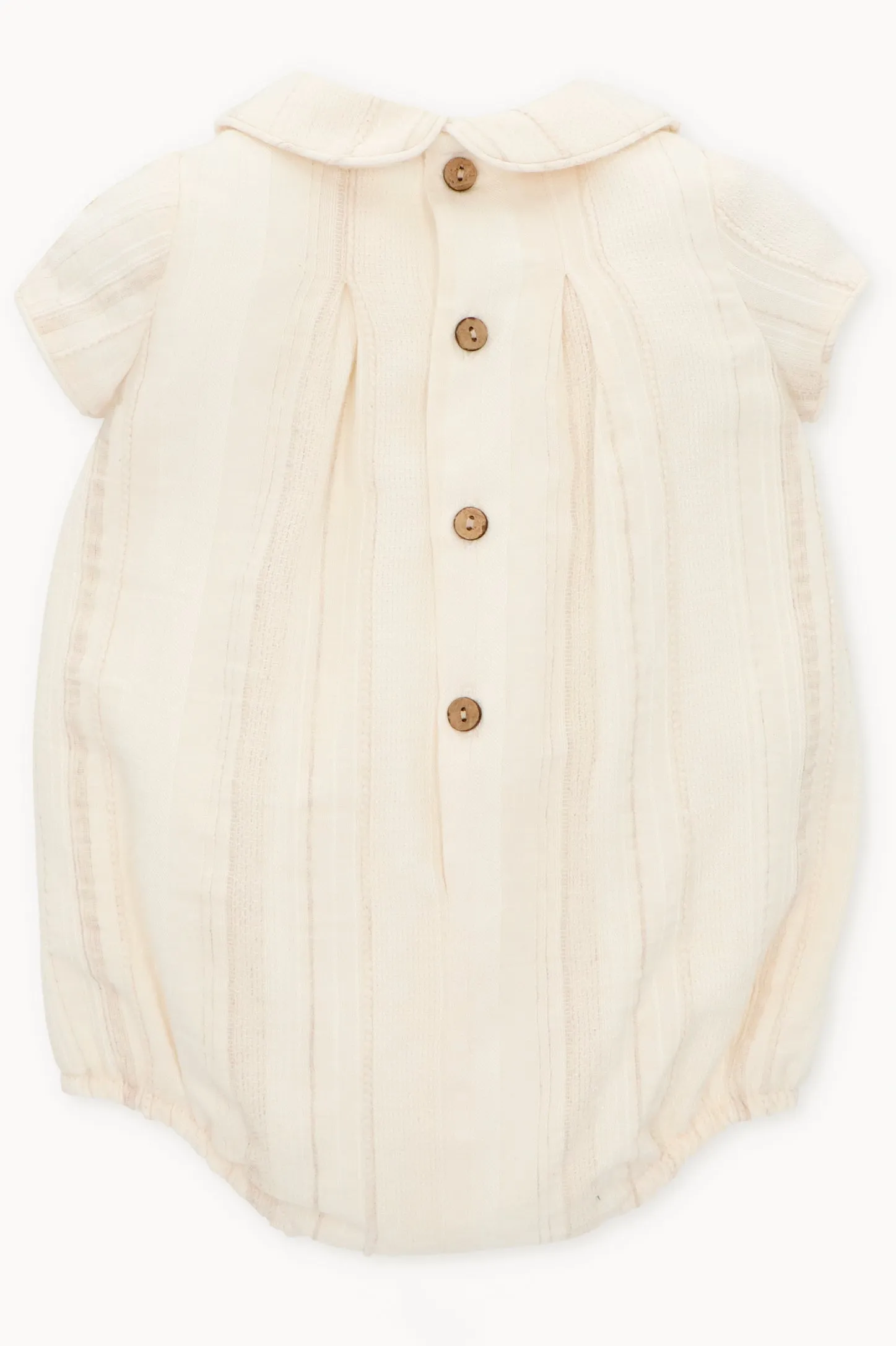 "Robin" Cream Cotton Romper