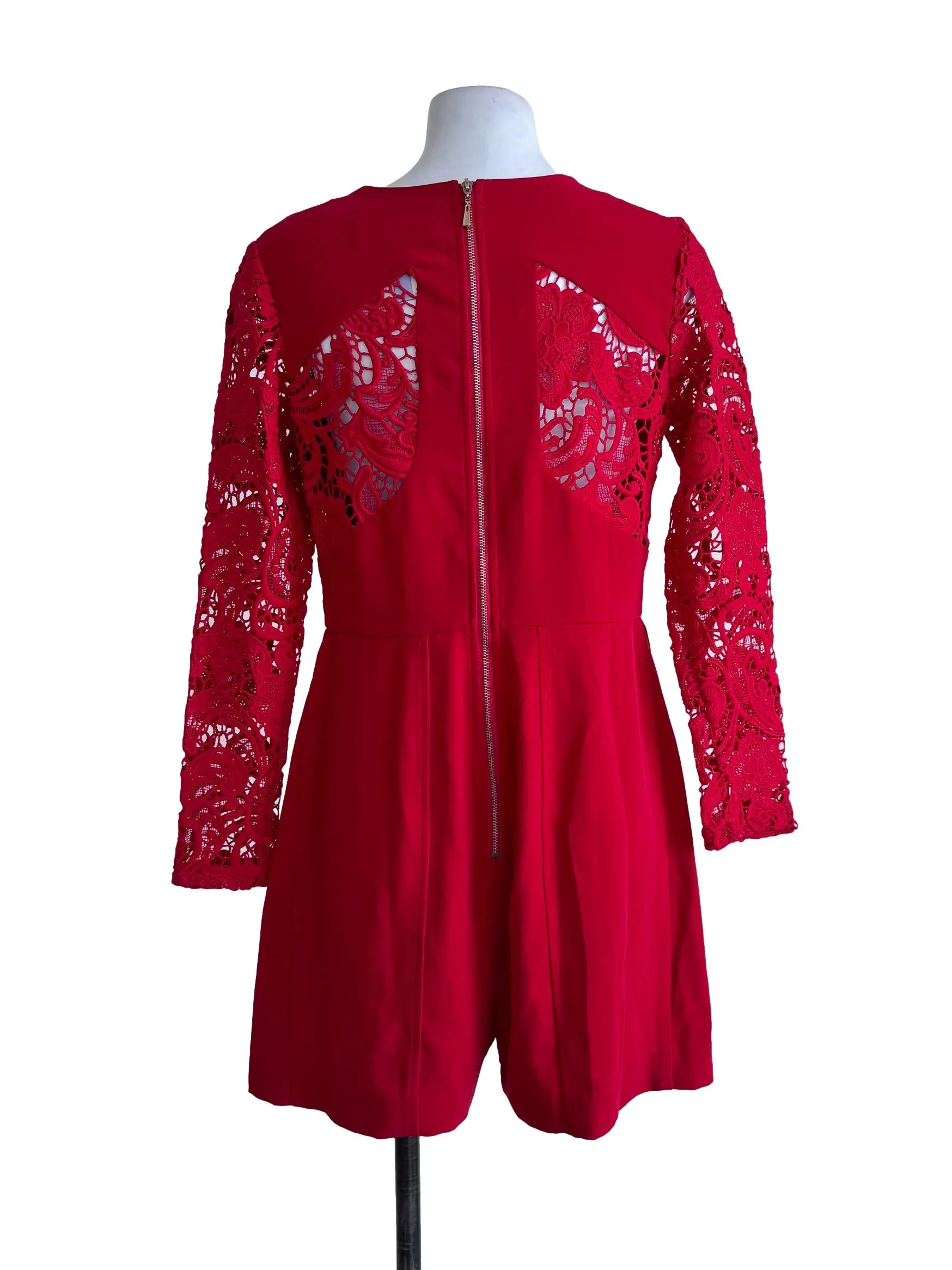 Red Floral Rompers