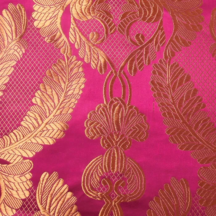 Renaissance Brocade, Metallic Red & Gold