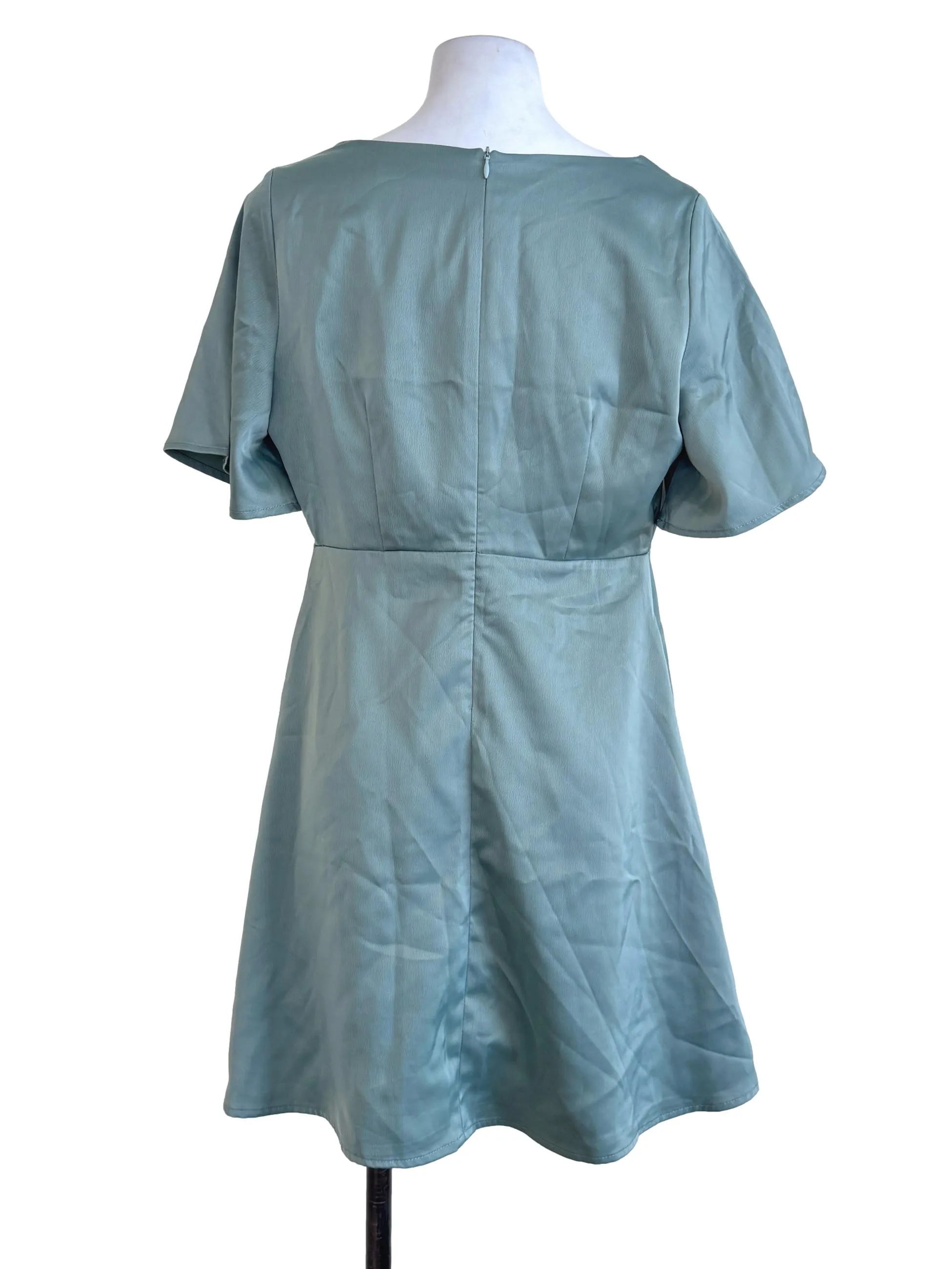 Sage Green Satin Rompers