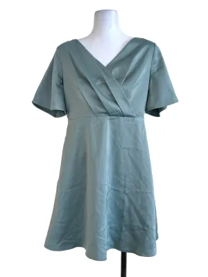 Sage Green Satin Rompers