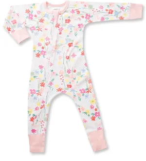 Sapling Child Floral Zip Up Romper
