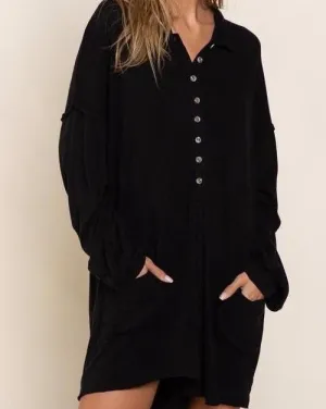 Sasha Button Up Romper
