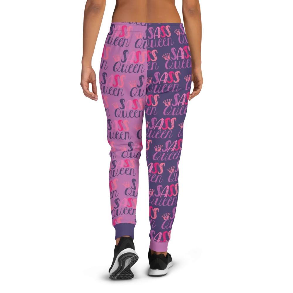 Sass Queen Color Block Women's Joggers