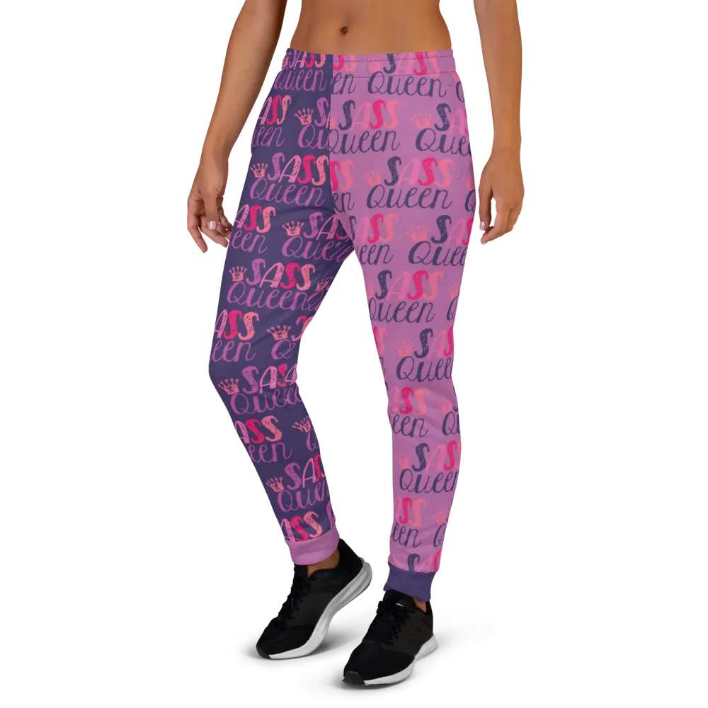Sass Queen Color Block Women's Joggers