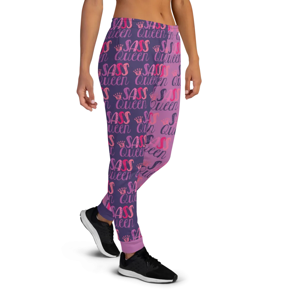 Sass Queen Color Block Women's Joggers