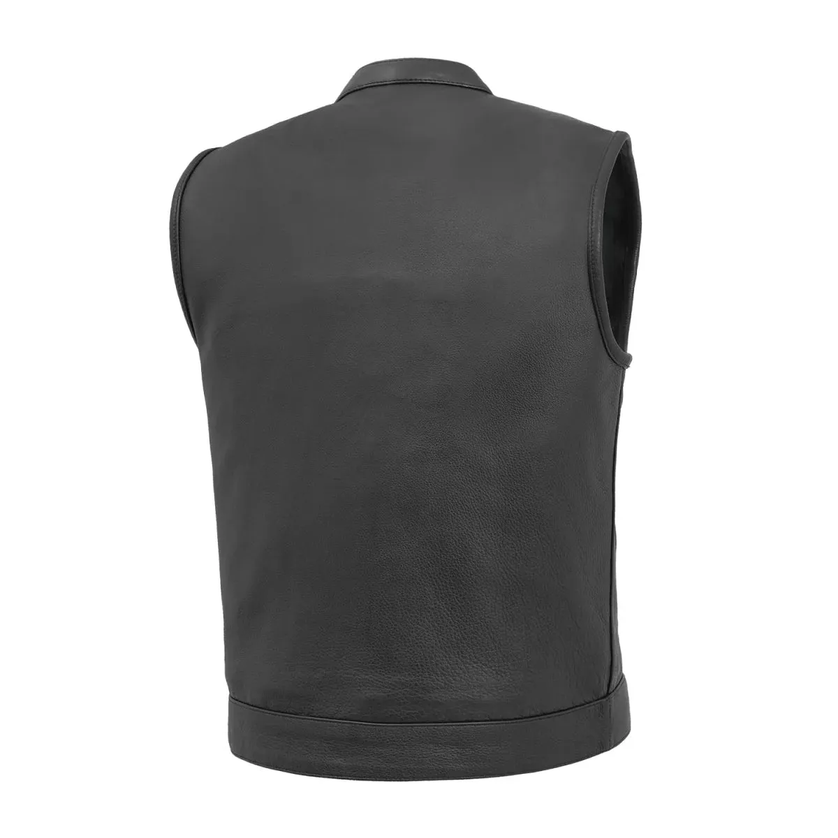 Sharp Shooter Men's Motorcycle Leather Vest - Extreme Biker Leather