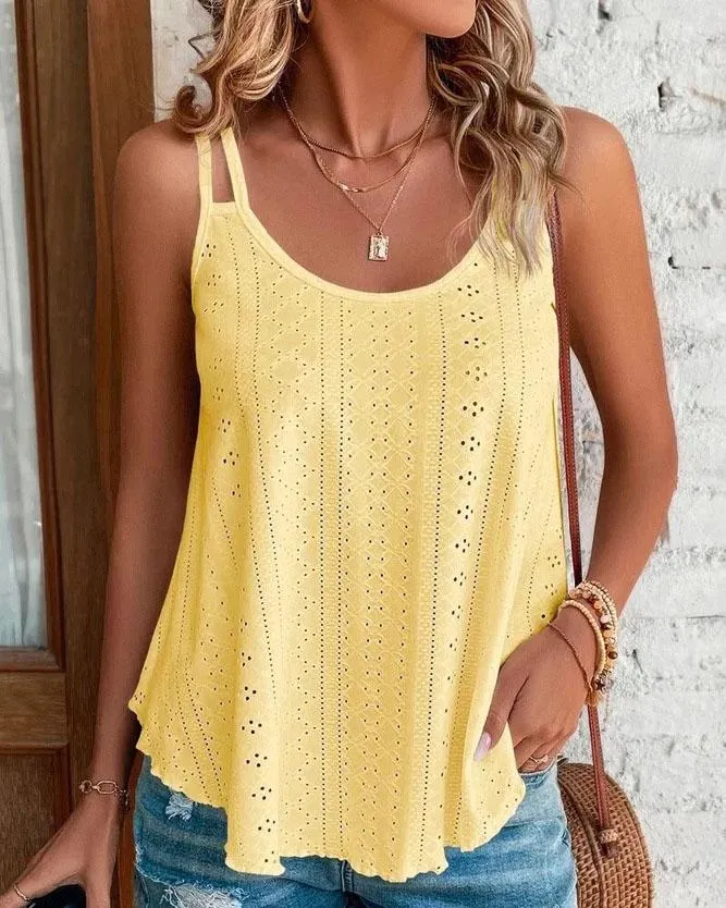 Stunncal Crew Neck Sleeveless Tank Top