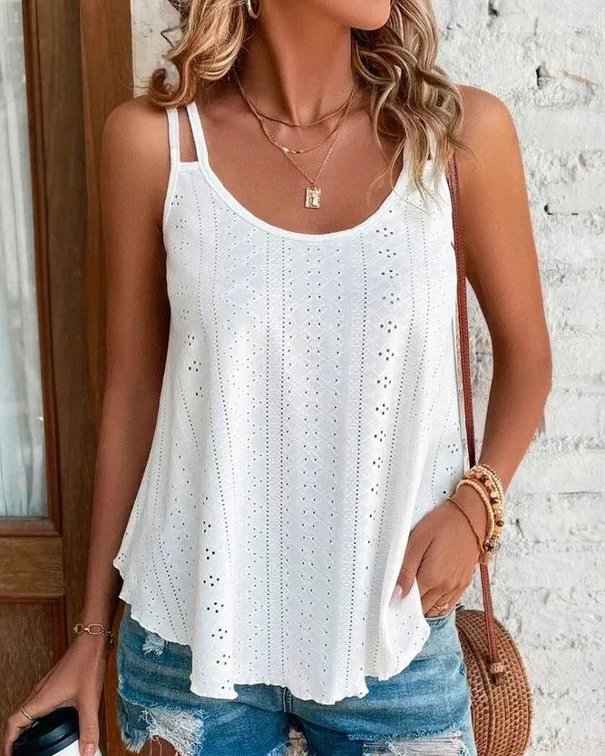 Stunncal Crew Neck Sleeveless Tank Top