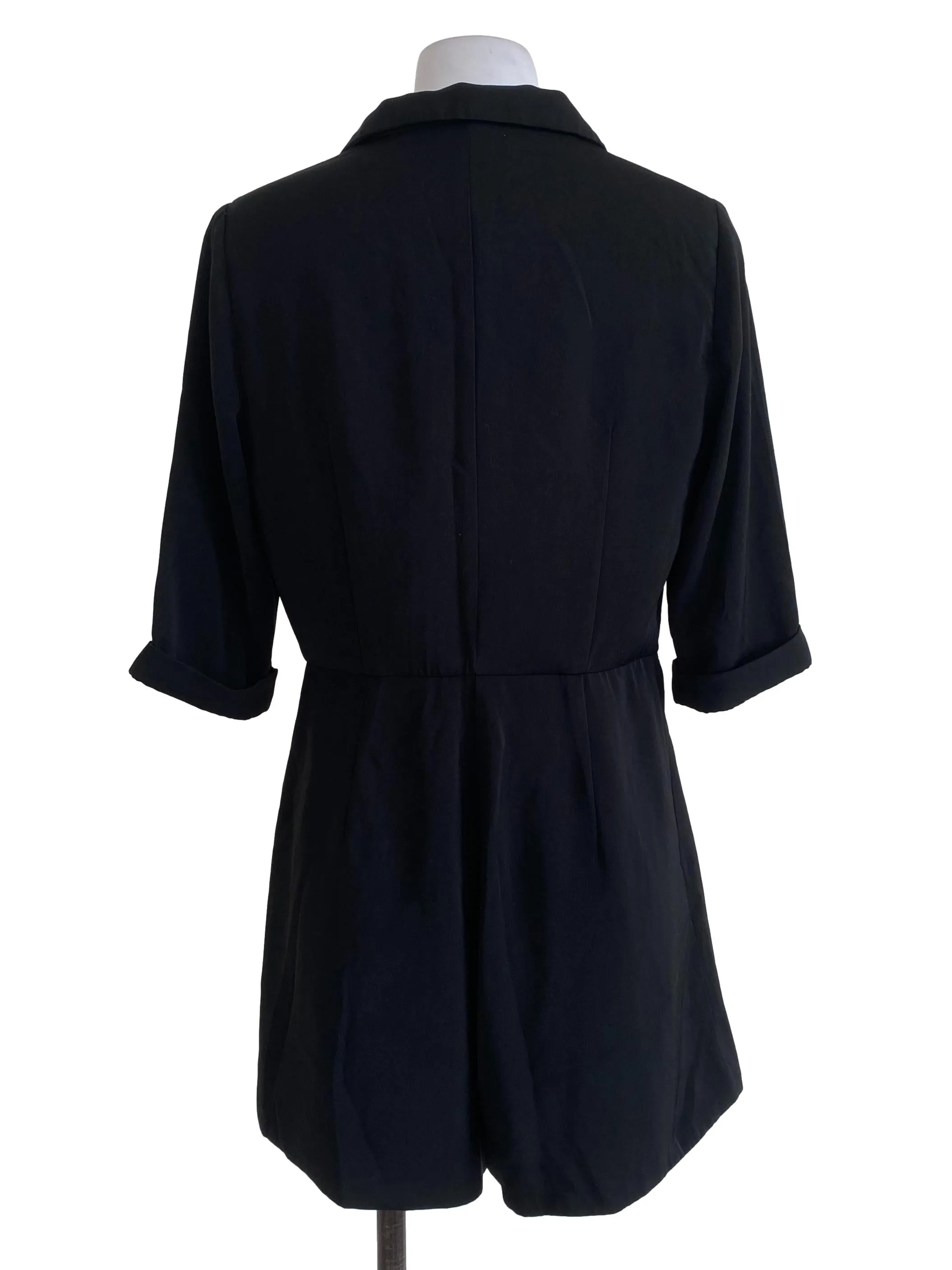 Velvet Black Romper