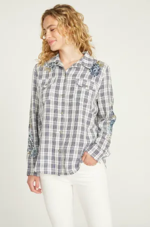 Western Shirt Bluebell Fleur