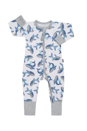 Whales Tales White Wondersuit