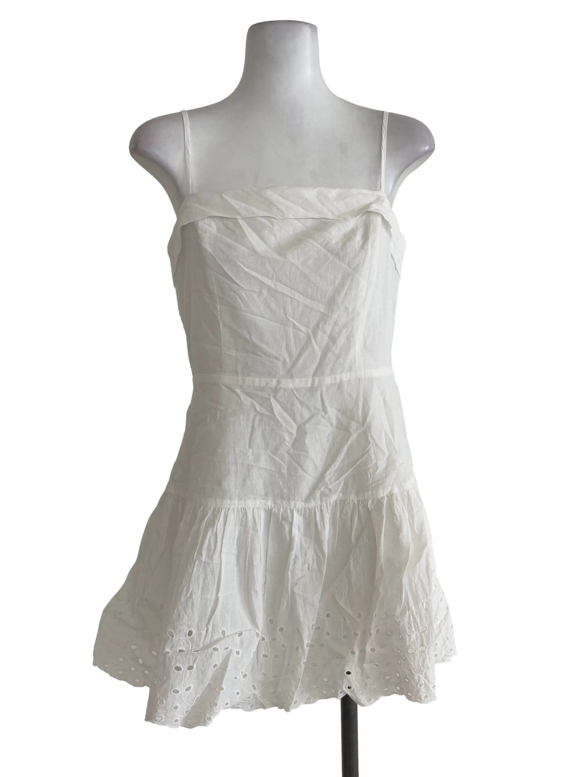 White Floral Rompers