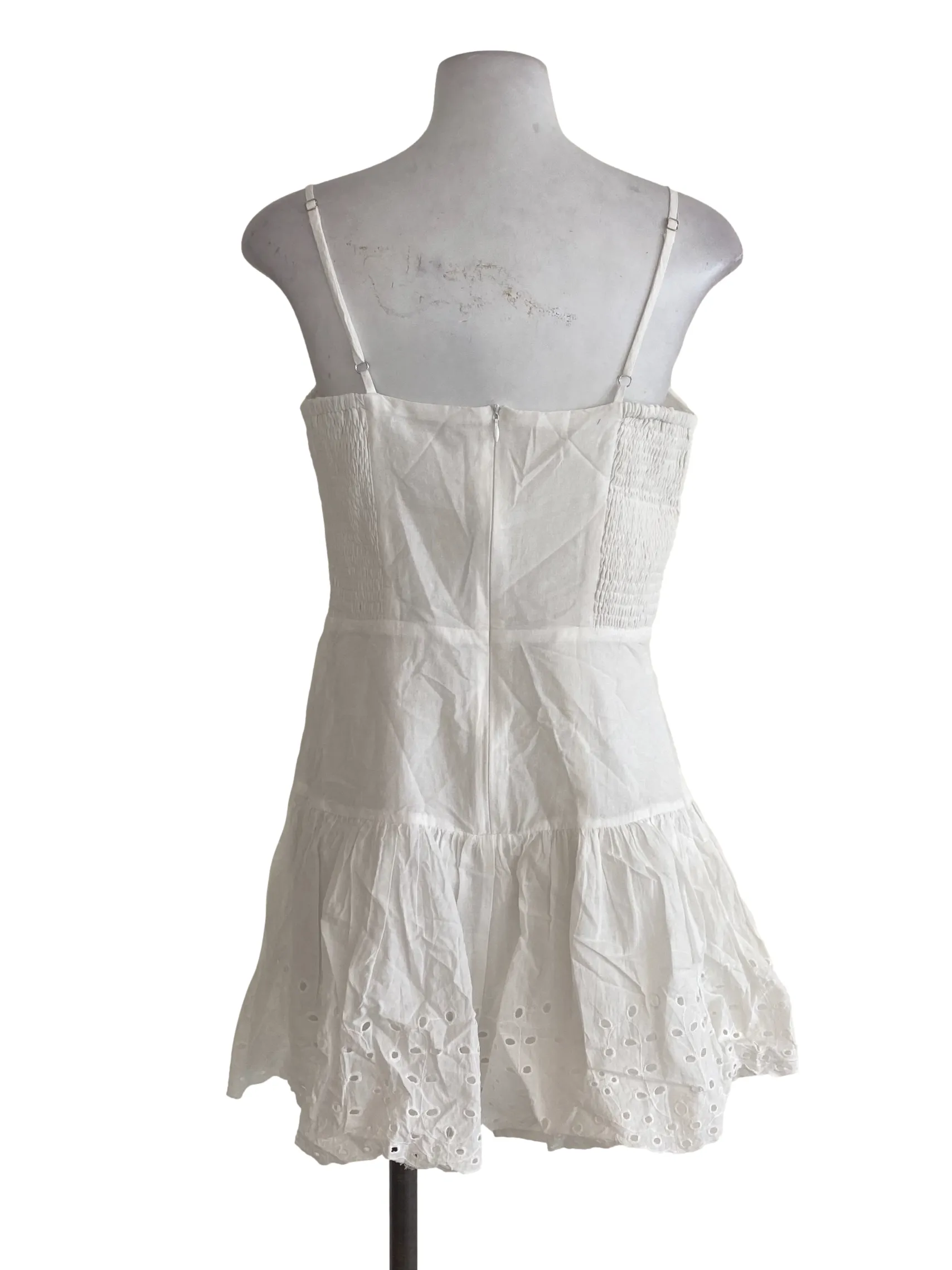 White Floral Rompers