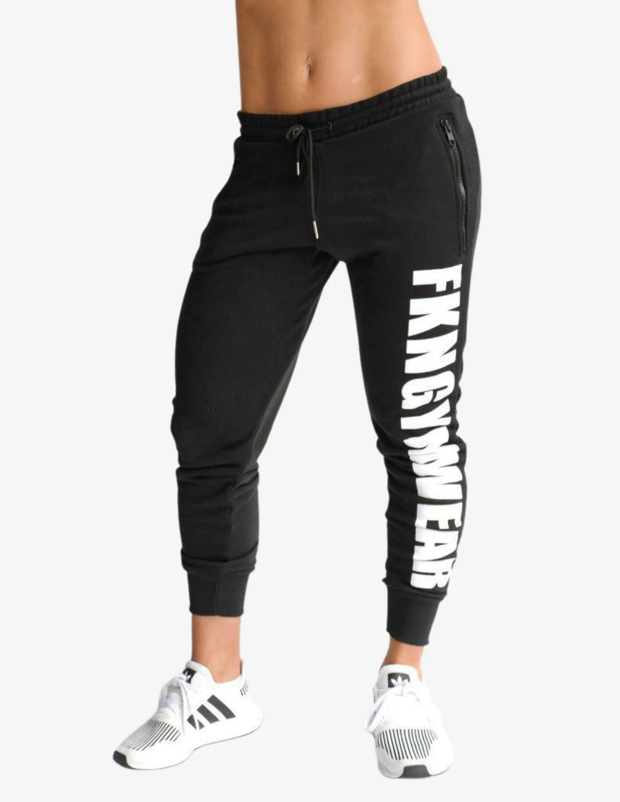 Women's Gym Track Pants | Bootyfit | Black