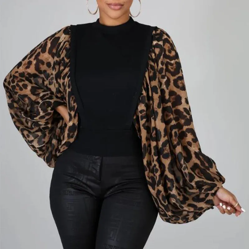 Zuni Leopard Blouse Plus