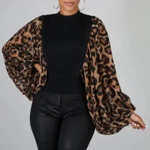 Zuni Leopard Blouse Plus